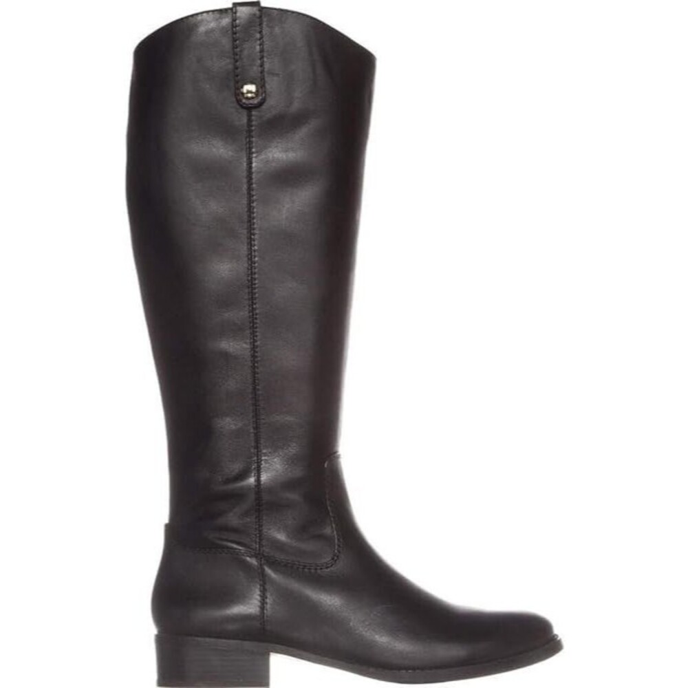 I.N.C International Concepts Womens Black Knee High Leather Boots US 5 EU 35.5